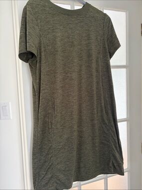 B.Reitmans Olive Green Midi Dress